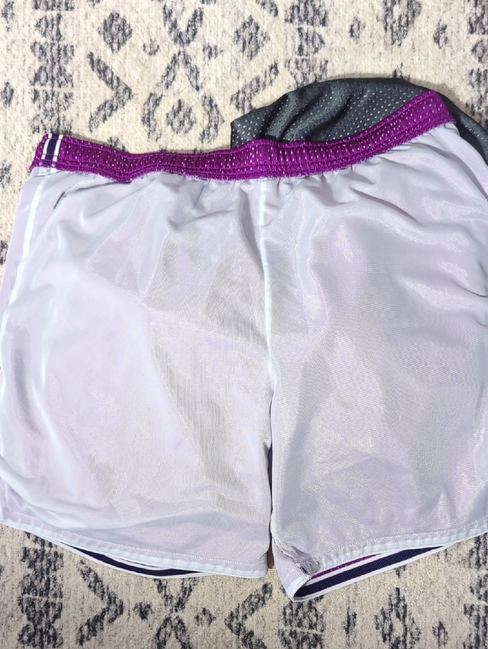 Lot Of 3 Nike  Mesh Athletic Shorts - Purple, Pink, Black, Sz L. - Picture 6 of 6